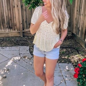 American eagle babydoll blouse